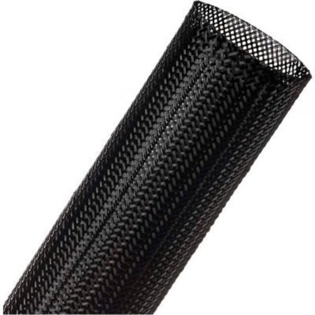 TECHFLEX Techflex Clean Cut Fray Resistant Sleeving 1.50in Dia., 50', Black CCP1.50BK-50